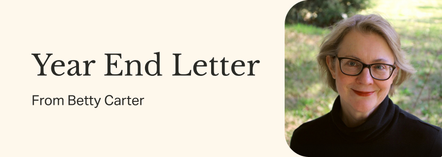 Year end letter betty small